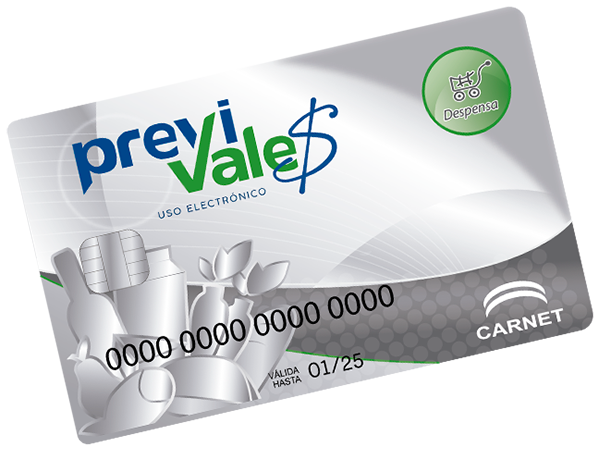 Tarjeta Previvale Despensa Especial y Exclusivo
